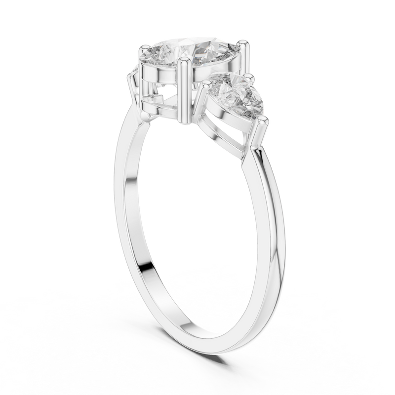 Ladies Ring HLR-18@7 - White Gold - Image