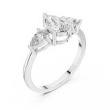 Ladies Ring HLR-18@7 - White Gold - Image