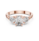 Ladies Ring HLR-19@7 - Rose Gold - Image