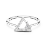 Ladies Ring HLR-194@7 - White Gold - Image