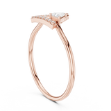 Ladies Ring HLR-194@7 - Rose Gold - Image