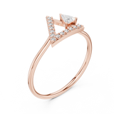 Ladies Ring HLR-194@7 - Rose Gold - Image