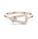 Ladies Ring HLR-195@7 - Rose Gold - Image