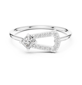 Ladies Ring HLR-195@7 - White Gold - Image