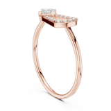 Ladies Ring HLR-195@7 - Rose Gold - Image