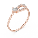 Ladies Ring HLR-195@7 - Rose Gold - Image