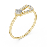 Ladies Ring HLR-195@7 - Yellow Gold - Image