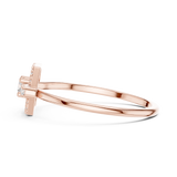 Ladies Ring HLR-196@7 - Rose Gold - Image