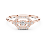 Ladies Ring HLR-196@7 - Rose Gold - Image