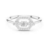 Ladies Ring HLR-196@7 - White Gold - Image