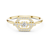 Ladies Ring HLR-196@7 - Yellow Gold - Image
