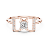 Ladies Ring HLR-198@7 - Rose Gold - Image
