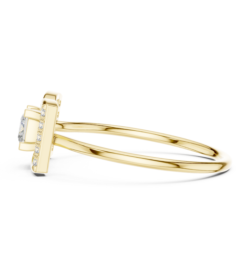 Ladies Ring HLR-198@7 - Yellow Gold - Image