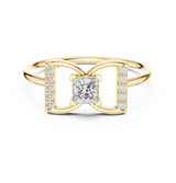 Ladies Ring HLR-198@7 - Yellow Gold - Image