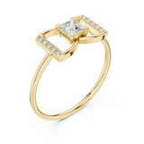 Ladies Ring HLR-198@7 - Yellow Gold - Image