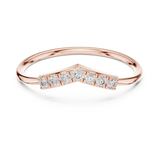 Ladies Ring HLR-199@7 - Rose Gold - Image