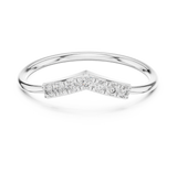 Ladies Ring HLR-199@7 - White Gold - Image