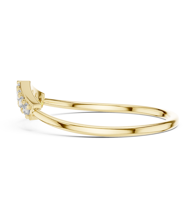 Ladies Ring HLR-199@7 - Yellow Gold - Image