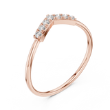 Ladies Ring HLR-199@7 - Rose Gold - Image