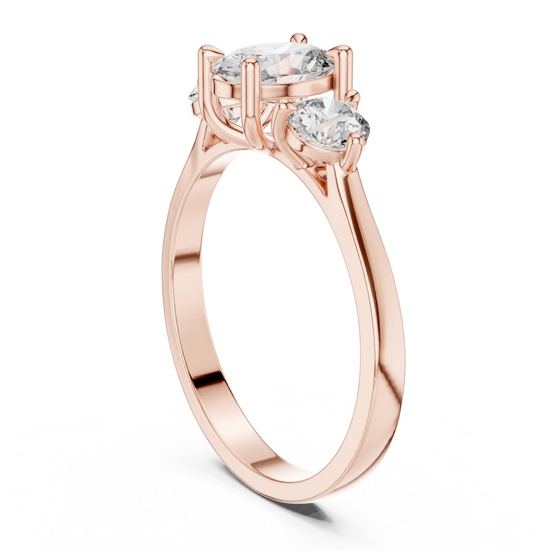 Ladies Ring HLR-19@7 - Rose Gold - Image