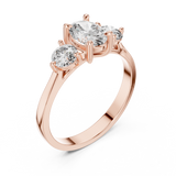 Ladies Ring HLR-19@7 - Rose Gold - Image