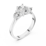Ladies Ring HLR-19@7 - White Gold - Image