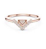 Ladies Ring HLR-200@7 - Rose Gold - Image