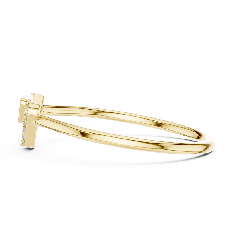 Ladies Ring HLR-200@7 - Yellow Gold - Image