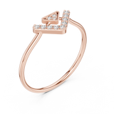Ladies Ring HLR-200@7 - Rose Gold - Image