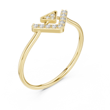 Ladies Ring HLR-200@7 - Yellow Gold - Image