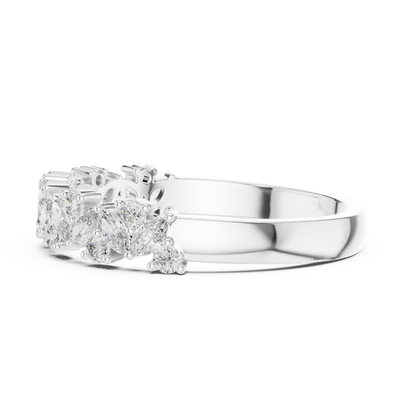 Ladies Ring HLR-21@7 - White Gold - Image