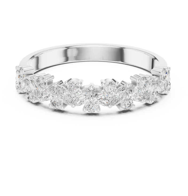 Ladies Ring HLR-21@7 - White Gold - Image