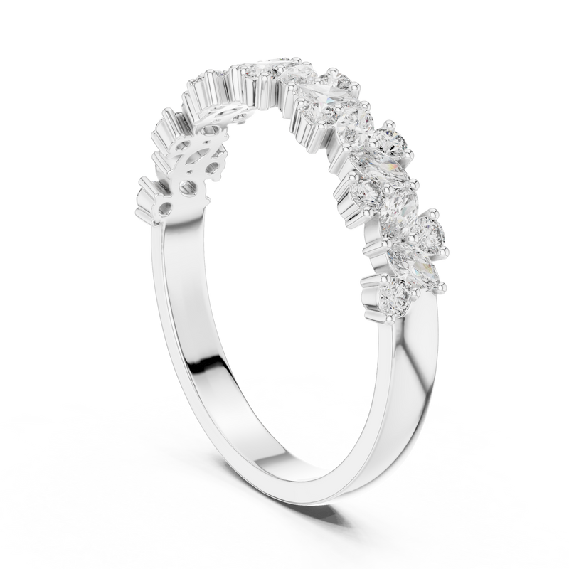 Ladies Ring HLR-21@7 - White Gold - Image