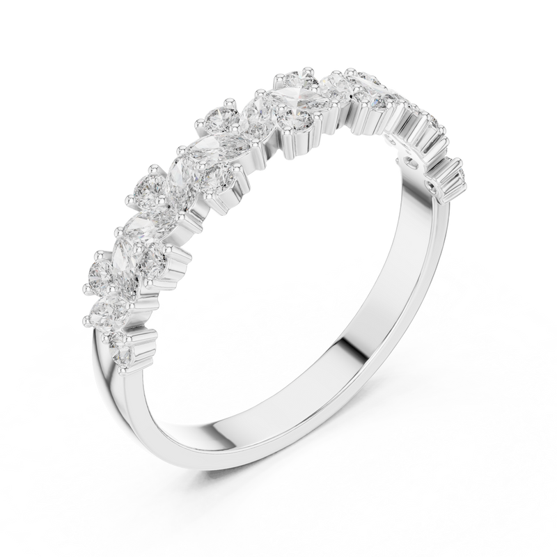 Ladies Ring HLR-21@7 - White Gold - Image