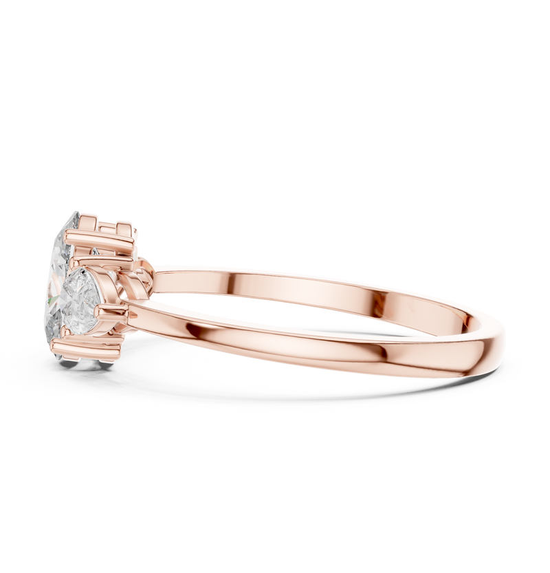 Ladies Ring HLR-22@7 - Rose Gold - Image