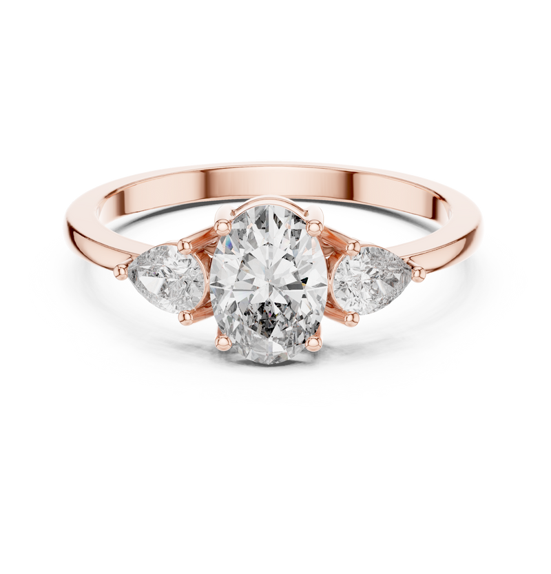 Ladies Ring HLR-22@7 - Rose Gold - Image
