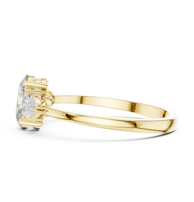 Ladies Ring HLR-22@7 - Yellow Gold - Image