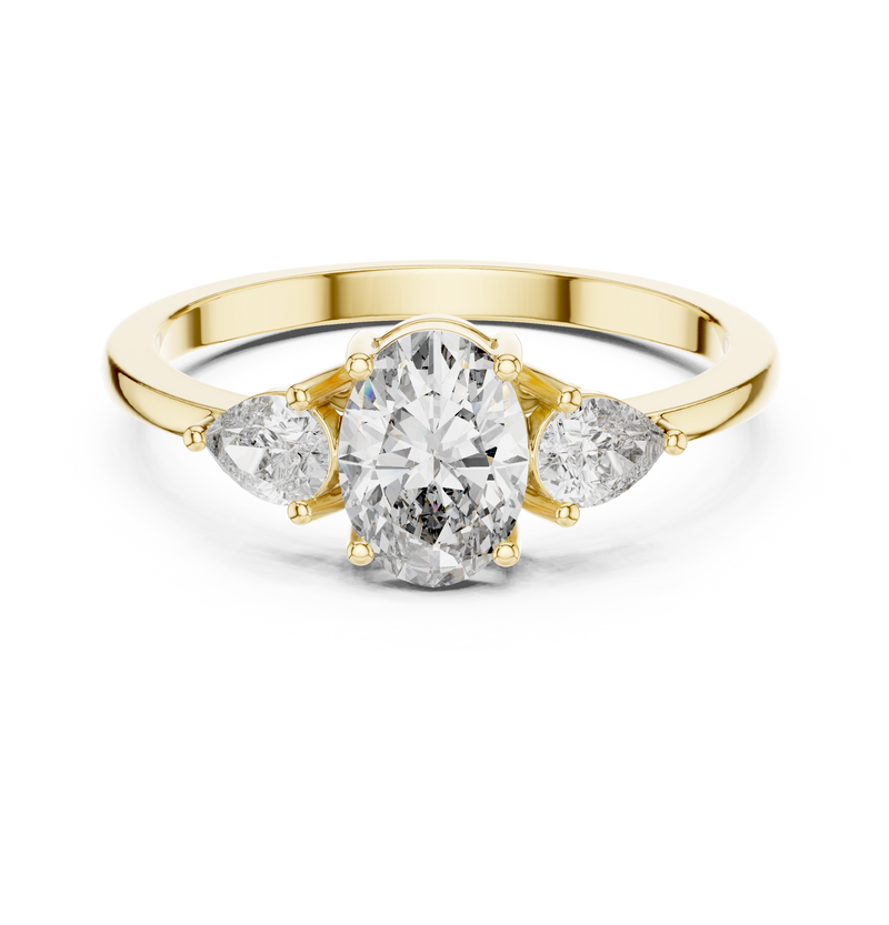 Ladies Ring HLR-22@7 - Yellow Gold - Image