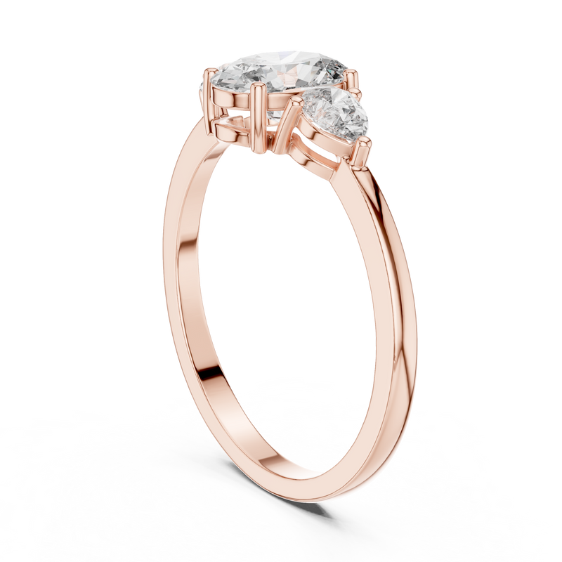 Ladies Ring HLR-22@7 - Rose Gold - Image