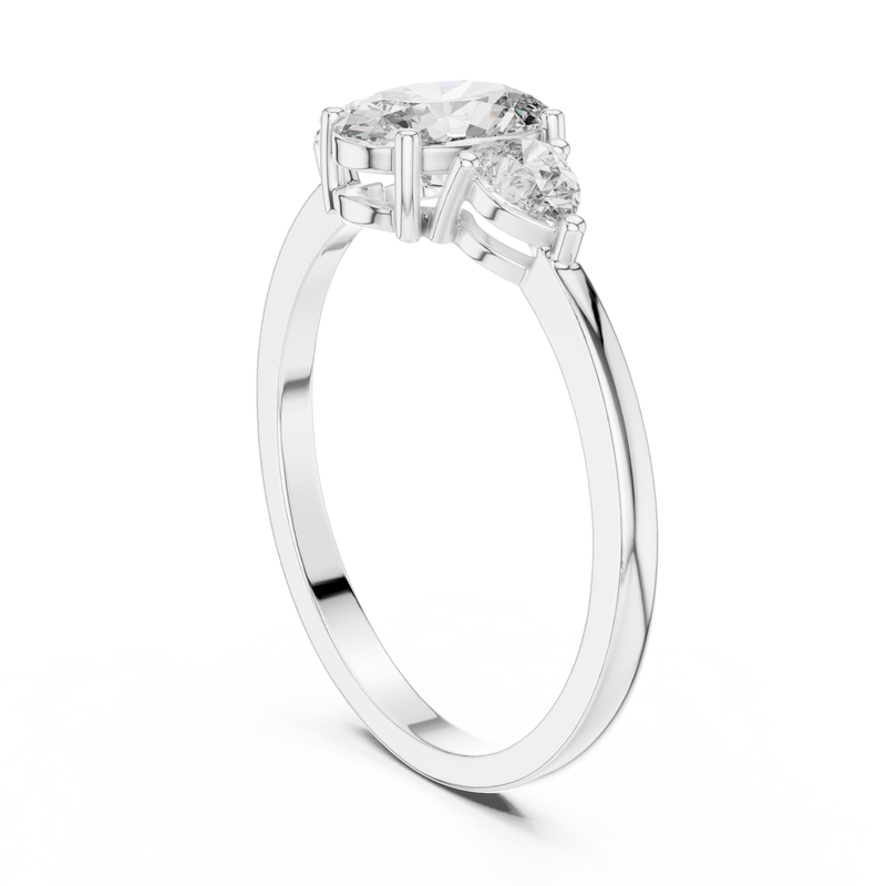 Ladies Ring HLR-22@7 - White Gold - Image