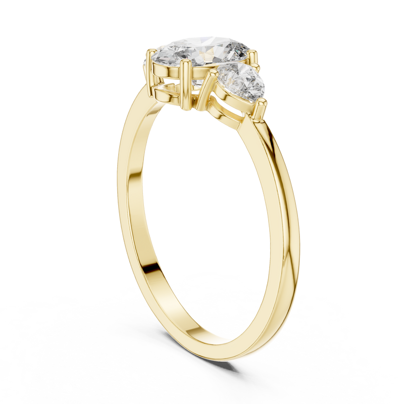 Ladies Ring HLR-22@7 - Yellow Gold - Image