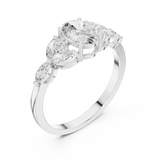 Ladies Ring HLR-43@7 - White Gold - Image