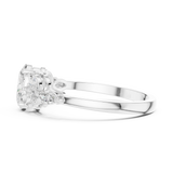 Ladies Ring HLR-43@7 - White Gold - Image