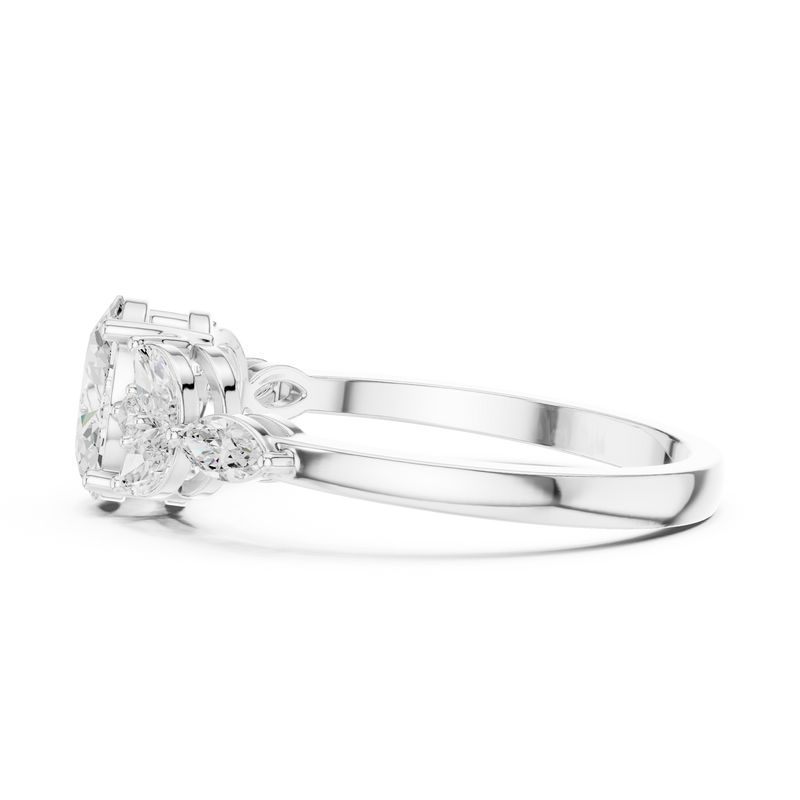 Ladies Ring HLR-43@7 - White Gold - Image