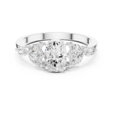 Ladies Ring HLR-43@7 - White Gold - Image
