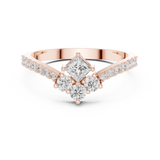 Ladies Ring HLR-44@7 - Rose Gold - Image