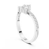 Ladies Ring HLR-44@7 - White Gold - Image