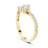 Ladies Ring HLR-44@7 - Yellow Gold - Image