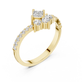 Ladies Ring HLR-44@7 - Yellow Gold - Image