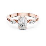 Ladies Ring HLR-45@7 - Rose Gold - Image